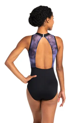 1091MI Vera Leotard with Midnight Ink Print