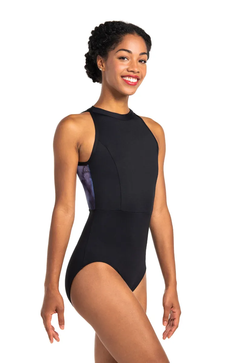 1091MI Vera Leotard with Midnight Ink Print