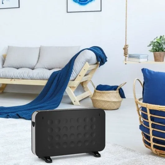 1500 W 2 Modes Wall Mounting Portable Convector Space Heater with Quiet Stand Base