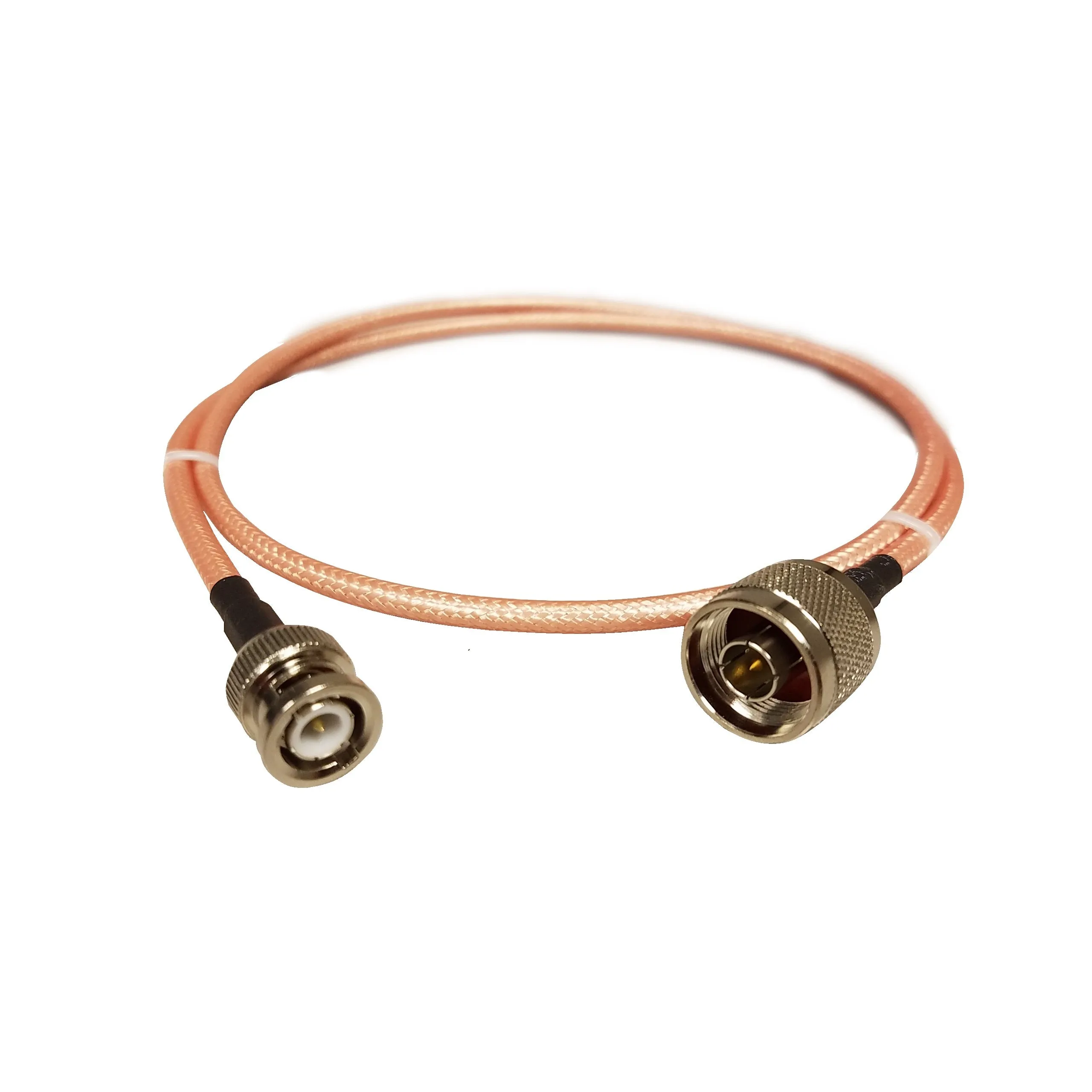 3'- RG142 N-Male to BNC-Male Jumper Cable