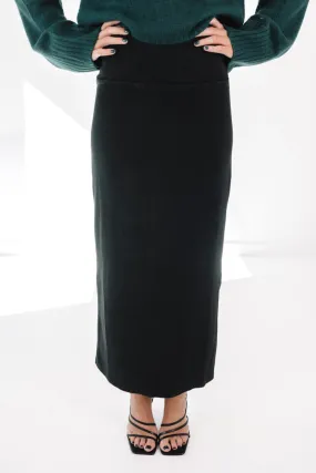 A Modern Classic Midi Skirt - Black