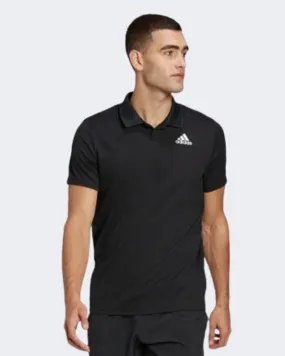 Adidas Club Tennis Piqu&#233; Men Tennis Polo Short Sleeve Black Hf1816