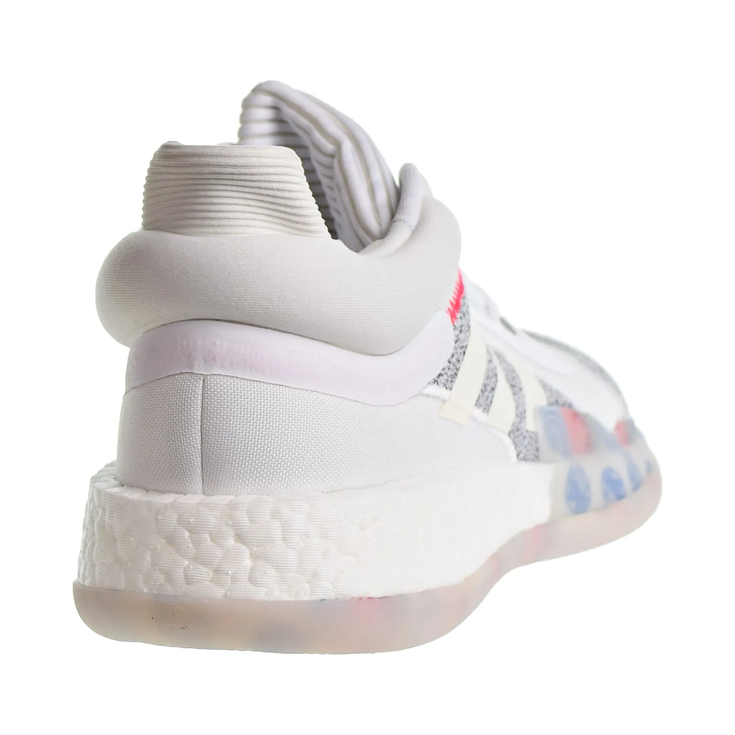 Adidas Marquee Boost Low Men's Basketball Shoes Cloud White/Off White/Shock Cyan