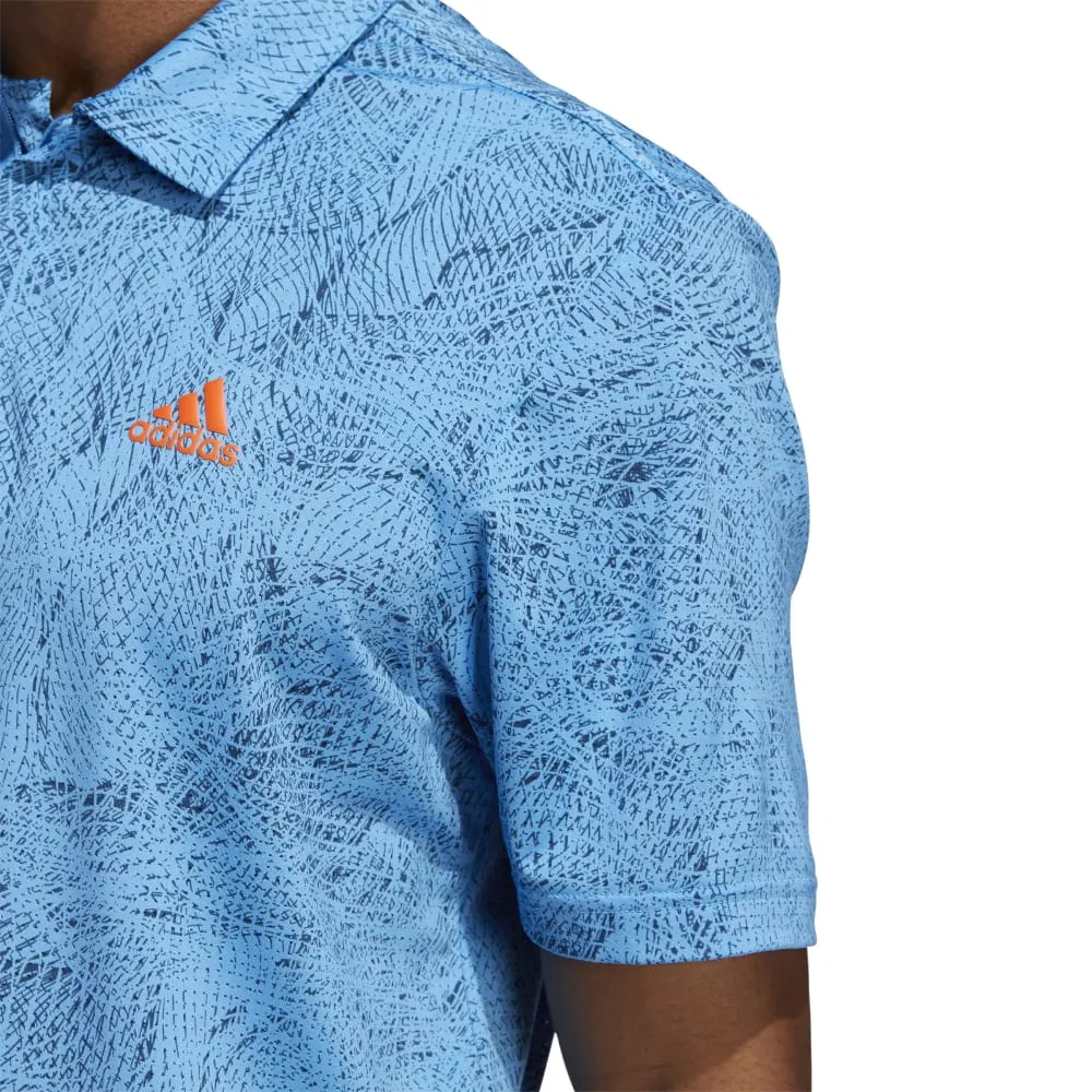 adidas Motion Print Golf Men's Polo Shirts