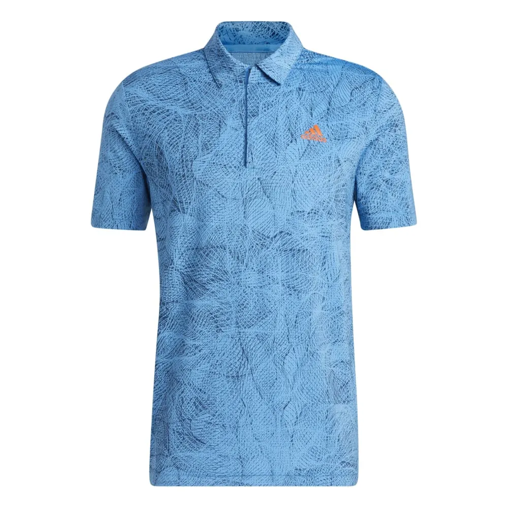 adidas Motion Print Golf Men's Polo Shirts