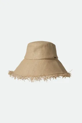 Alice Packable Bucket Hat - Natural/Natural