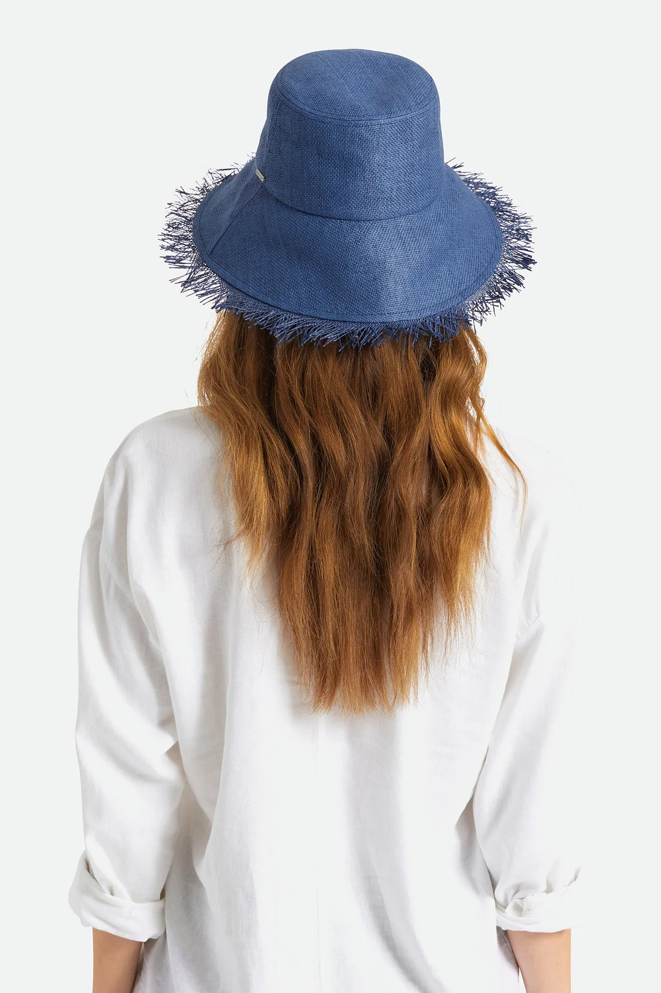 Alice Straw Bucket Hat - Joe Blue