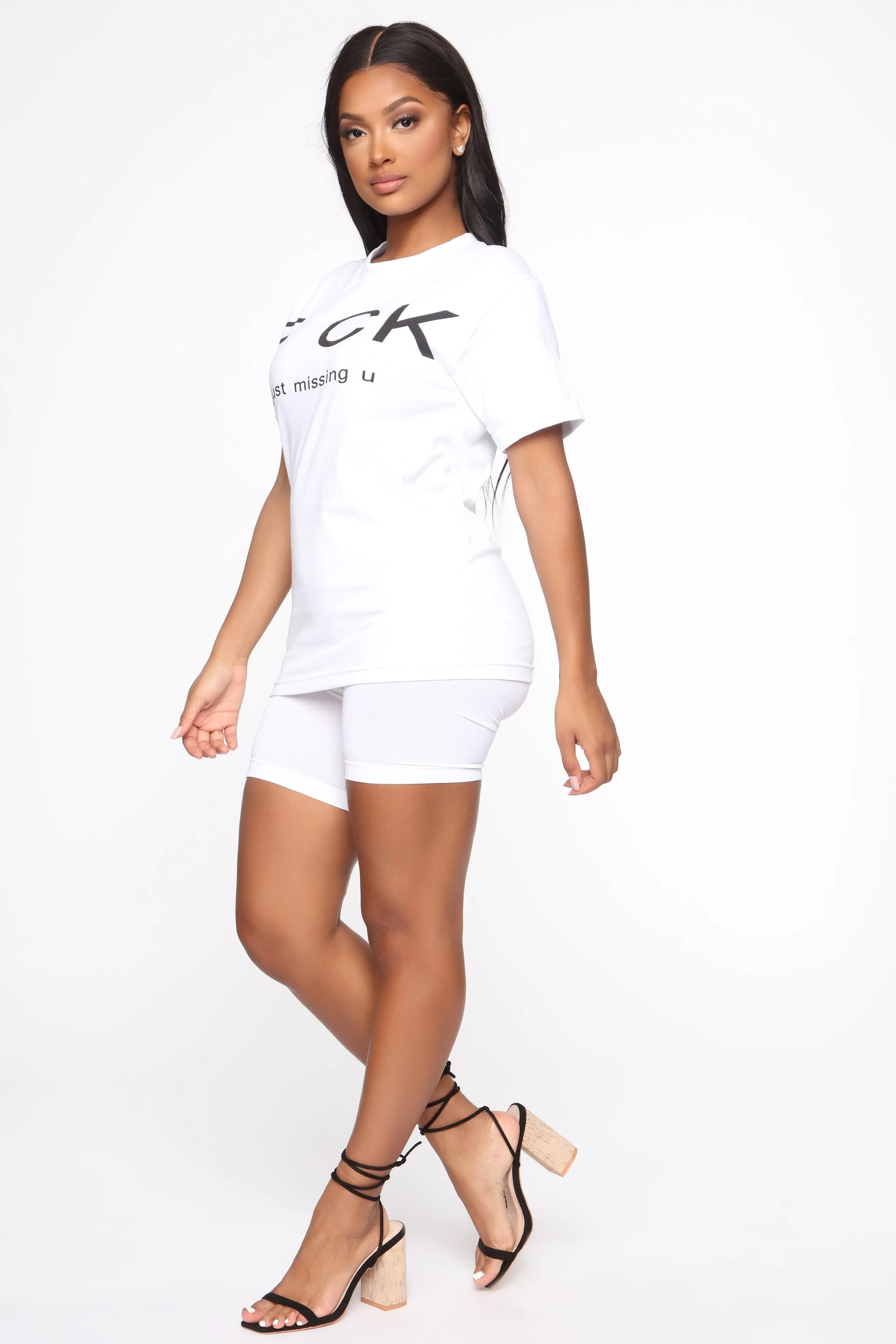 All I Need Is You Tunic Top - White