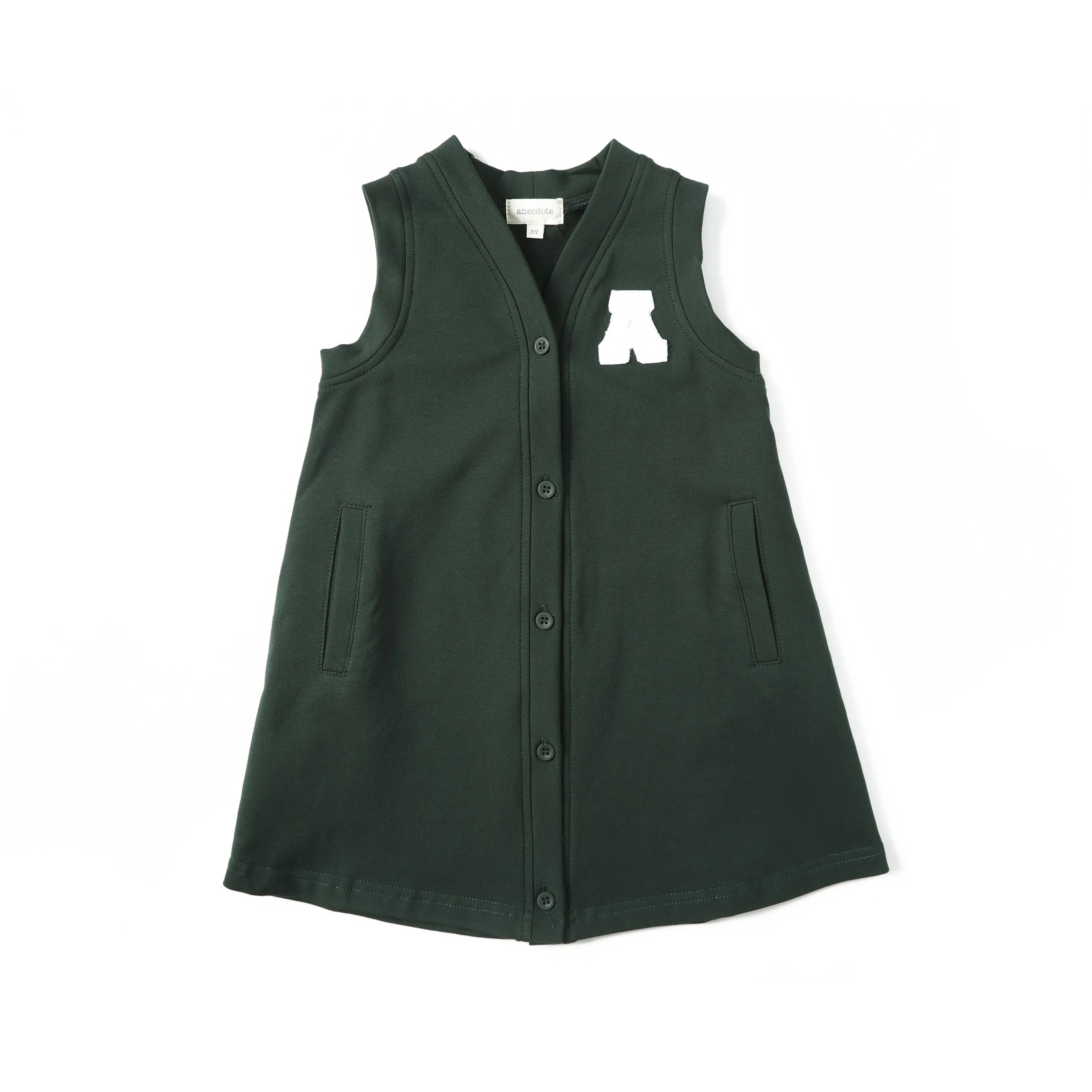 Anecdote Green Varsity Applique Jumper