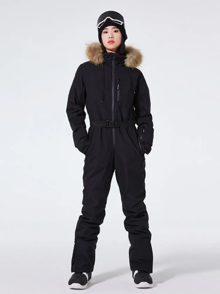 ARCTIC QUEEN Insulated Fur Hood One Piece - US ONLY