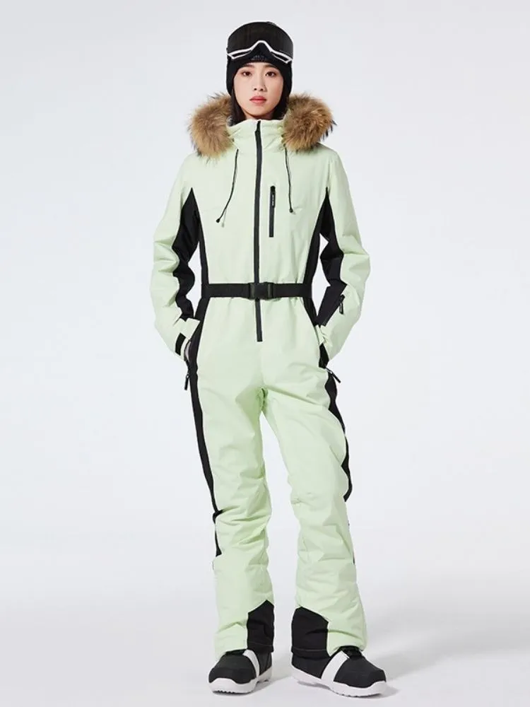 ARCTIC QUEEN Insulated Fur Hood One Piece - US ONLY