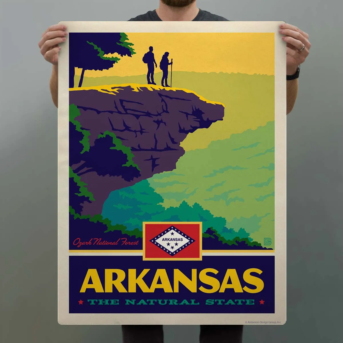 Arkansas Natural State Ozark National Forest Decal