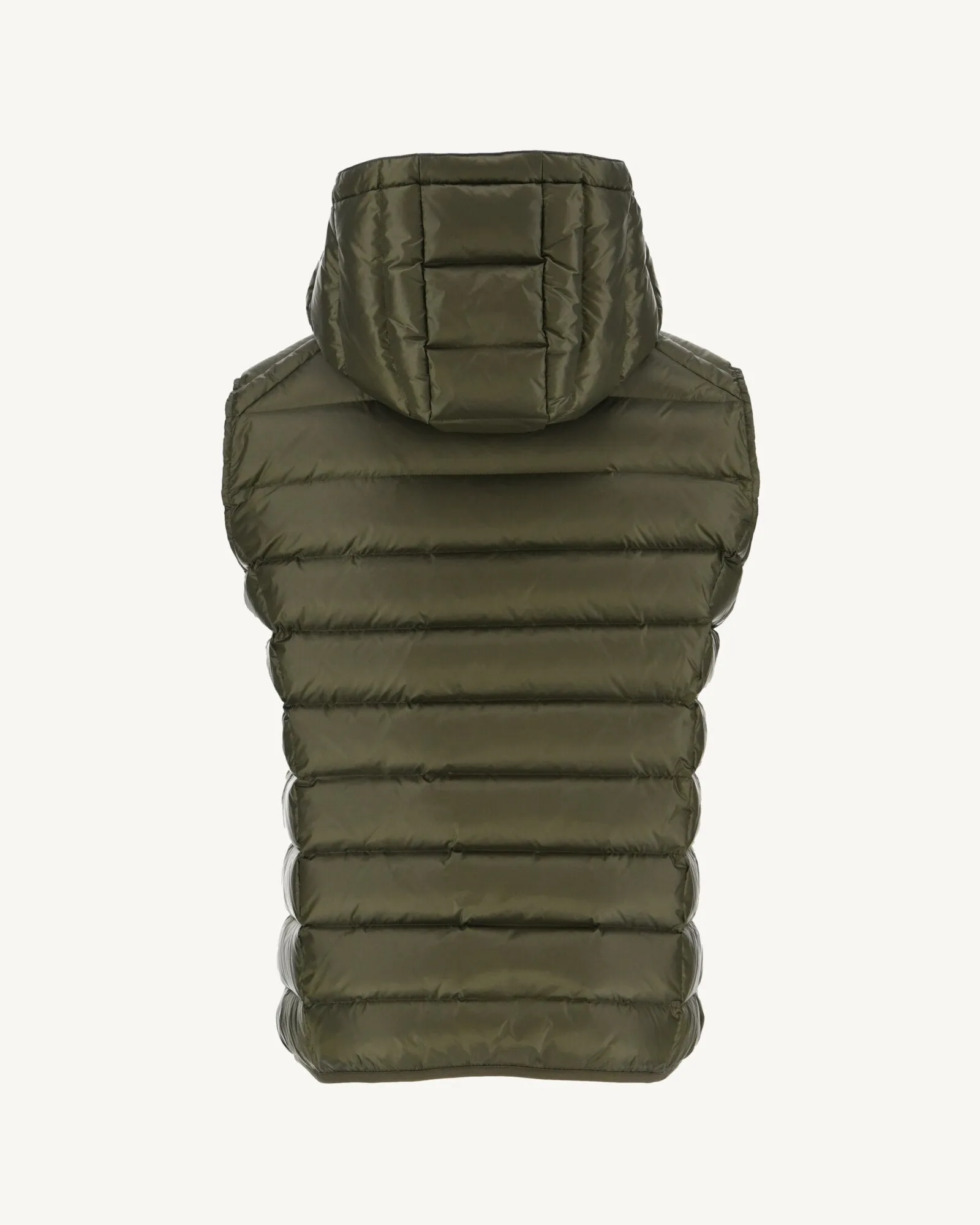 Army Sleevless down jacket Silver