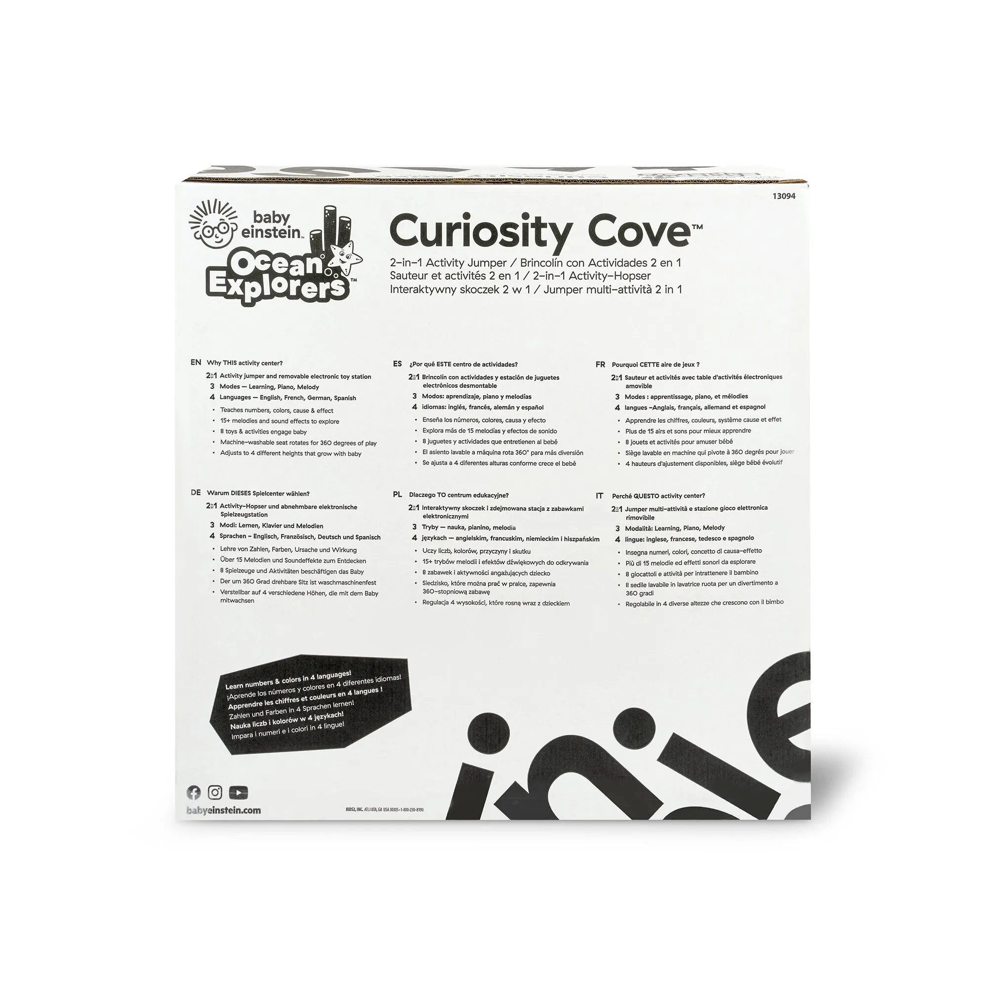 Baby Einstein - Curiosity Cove™ 2-in-1 Activity Jumper