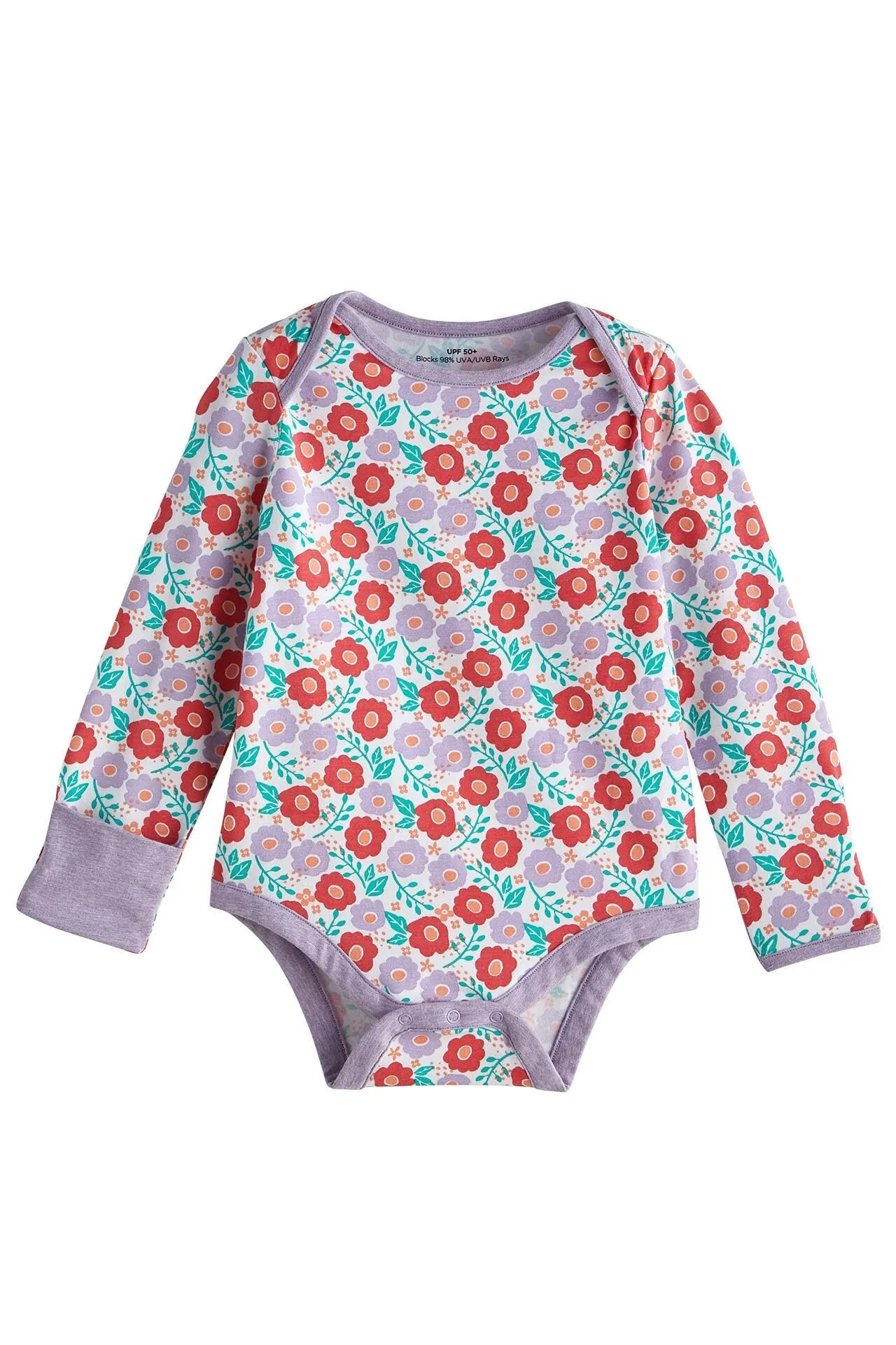 Baby LumaLeo Bodysuit  |  White Blushing Blooms