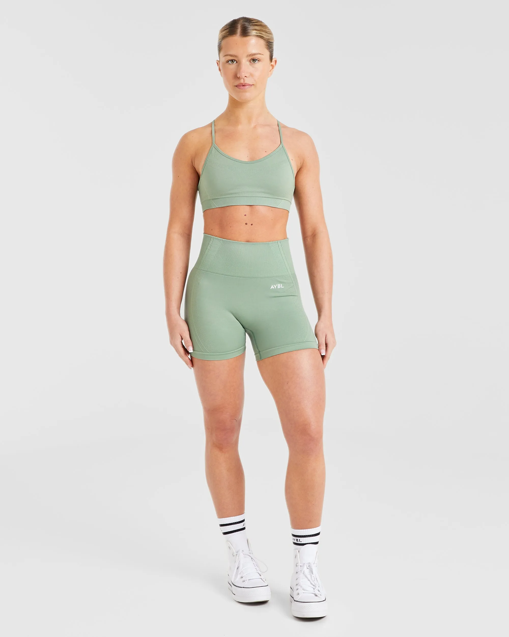 Balance V3 Seamless Shorts - Grove Green