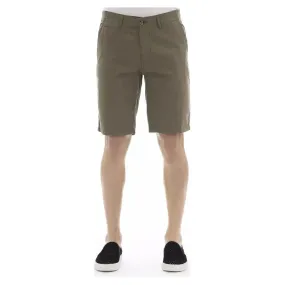 Baldinini Trend Army Cotton Men Bermuda Short