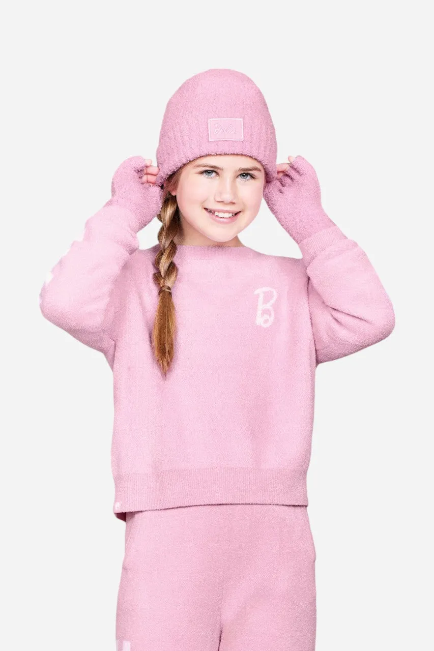 Barefoot Dreams CozyChic Youth Barbie Beanie Pink