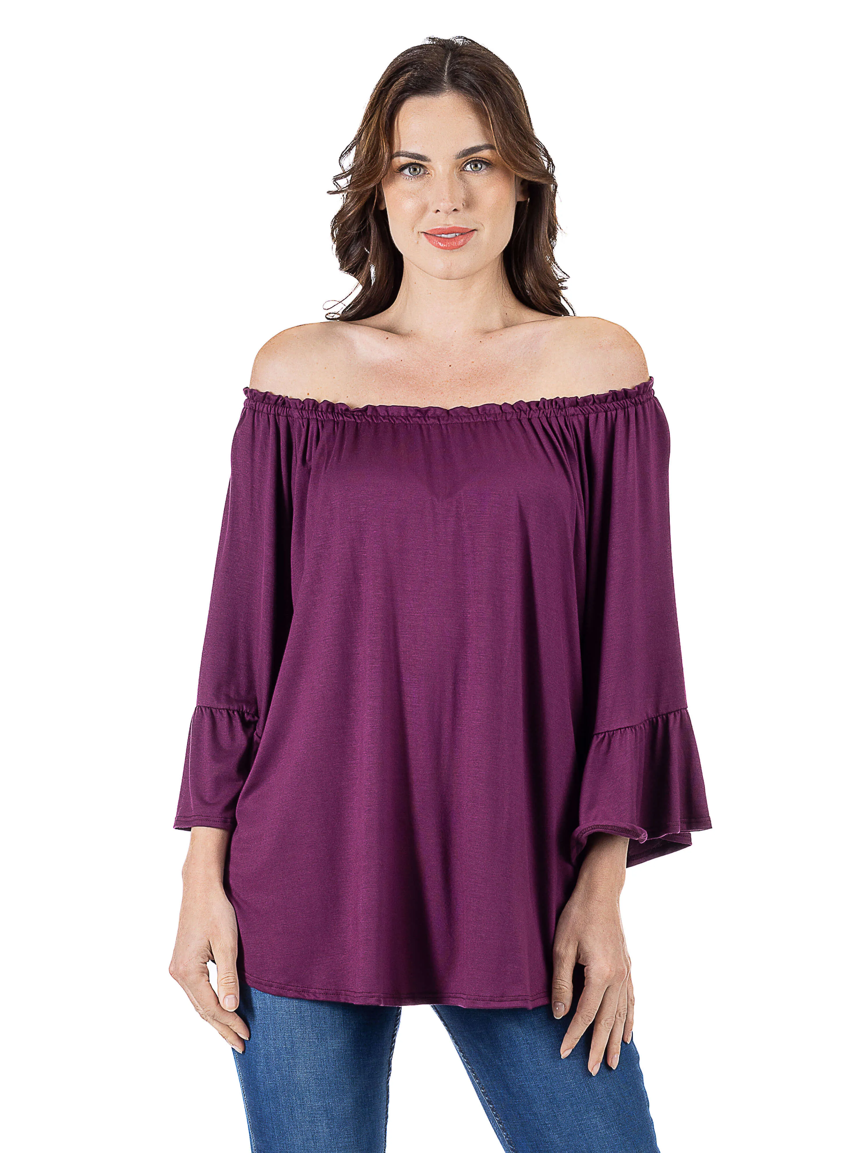 Bell Sleeve Loose Fit Tunic Top