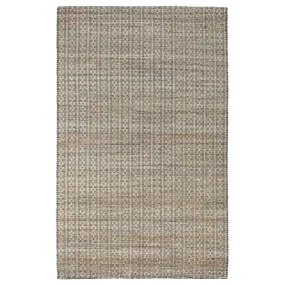 Black Biophilic Design Hand Woven Area Rug