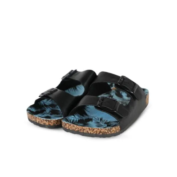 BLACK BIRKIN SLIPPERS FOR BOYS