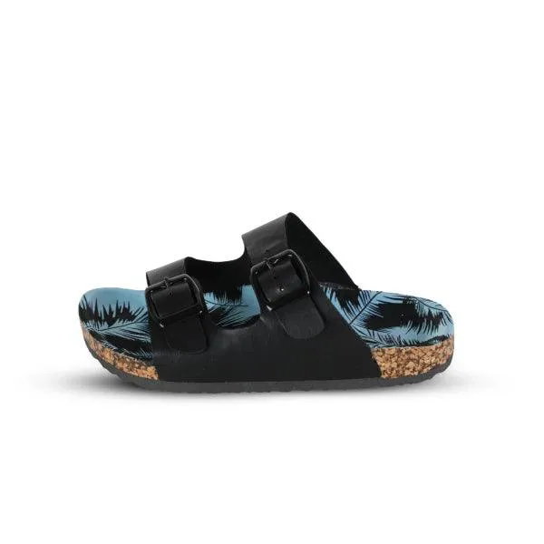 BLACK BIRKIN SLIPPERS FOR BOYS