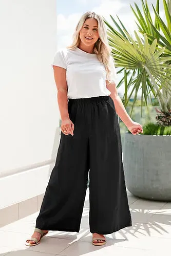 Black Linen Pants