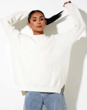 Bondy Jumper in Knit Ivory