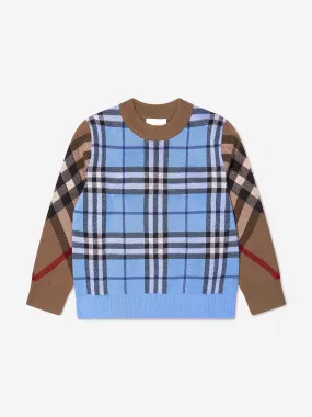 Burberry Boys Milo Check Jumper