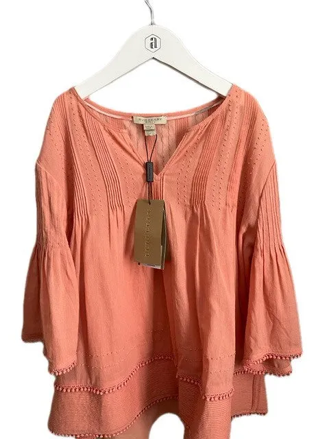 BURBERRY CORAL PINK TUNIC (SZ M)