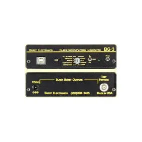 Burst BG-7 Blackburst Generator with USB Title Generator