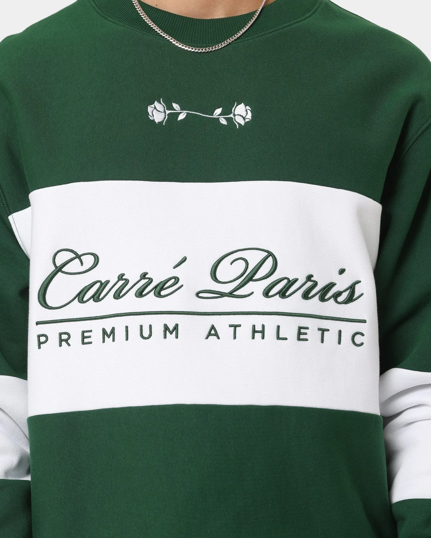 Carré Premium Athletic Crewneck Green