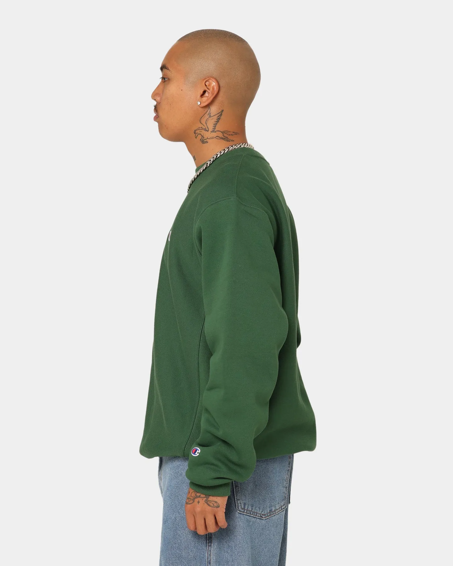 Champion Reverse Weave C Logo Crewneck Lacross