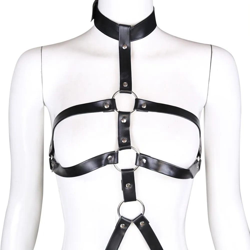 Collared Body Harness