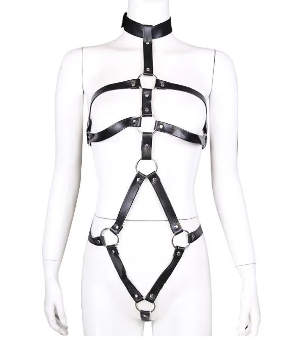 Collared Body Harness