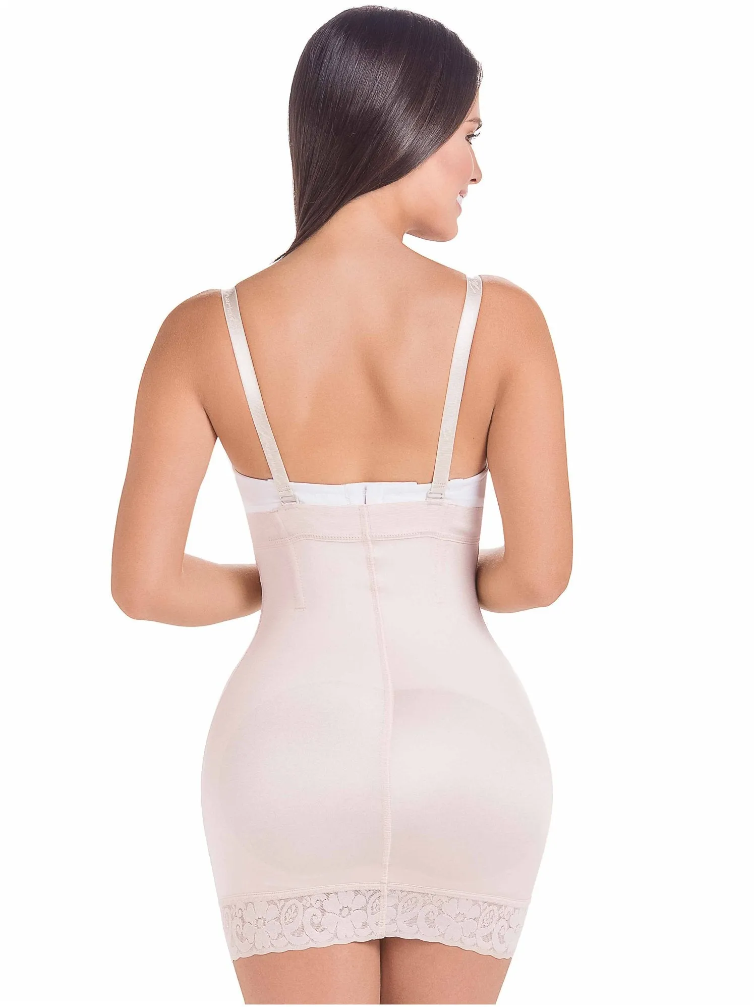 Colombian Shaping Girdle Backless Shapewear Slip Dress MariaE FU112