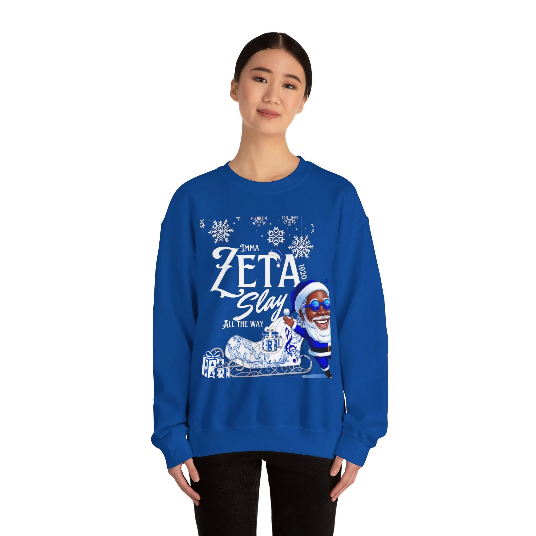 Copy of Christmas Zeta Slay All The Way Sweatshirt