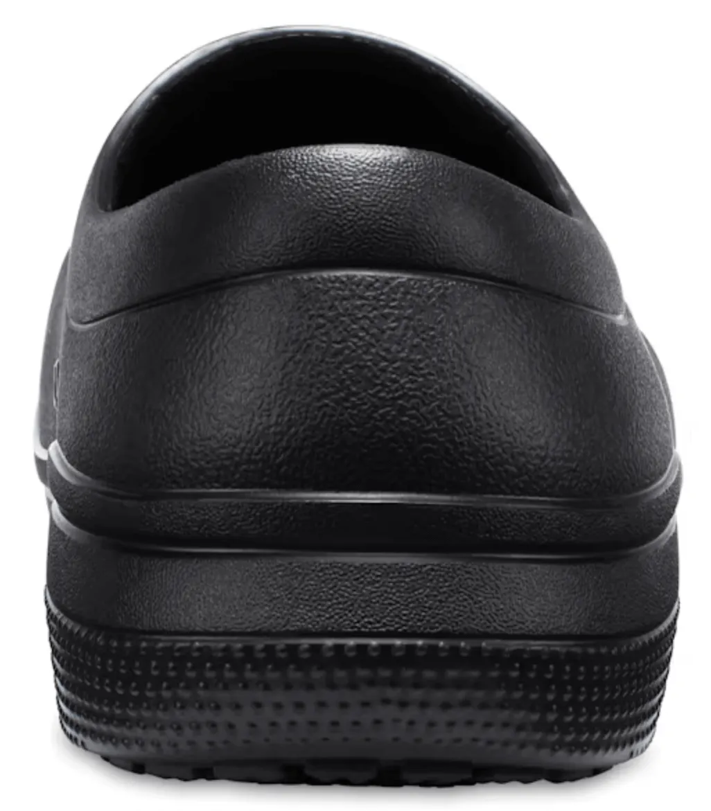 Crocs Mens On-The-Clock Work Slip-On - Black