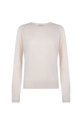 Cropped Classic Cashmere Round Neck