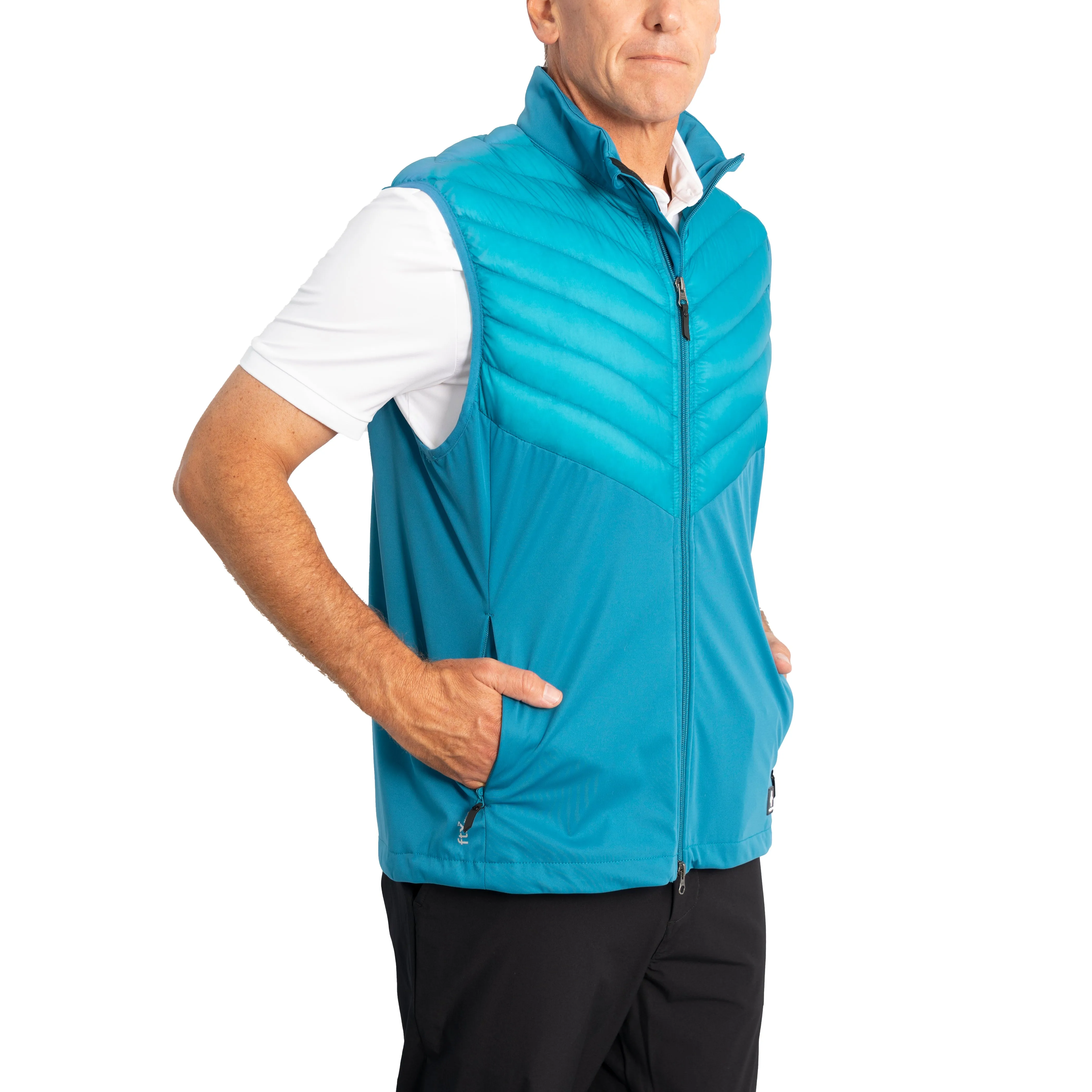 Cross Stance Golf Vest - Celestial