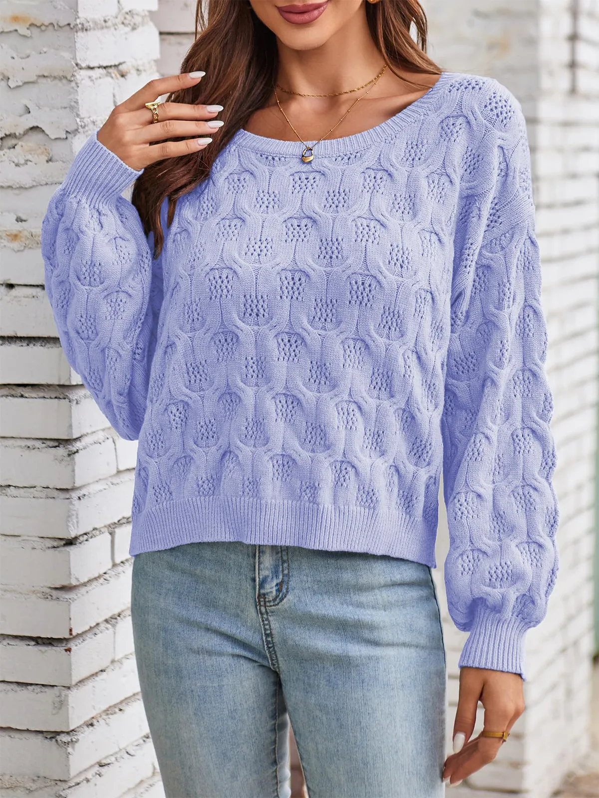 Cutout Cute Pullover Sweater