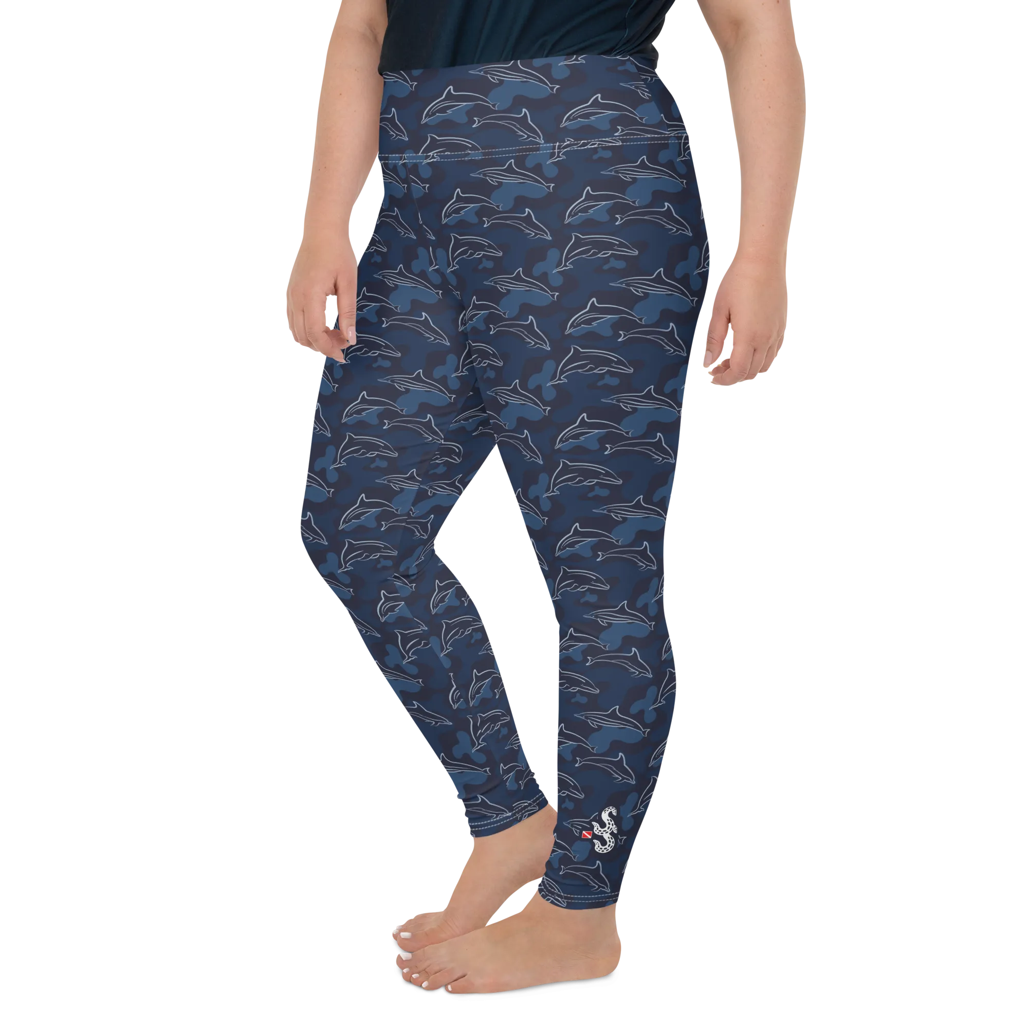 Dancing Dolphins Leggings Plus Size