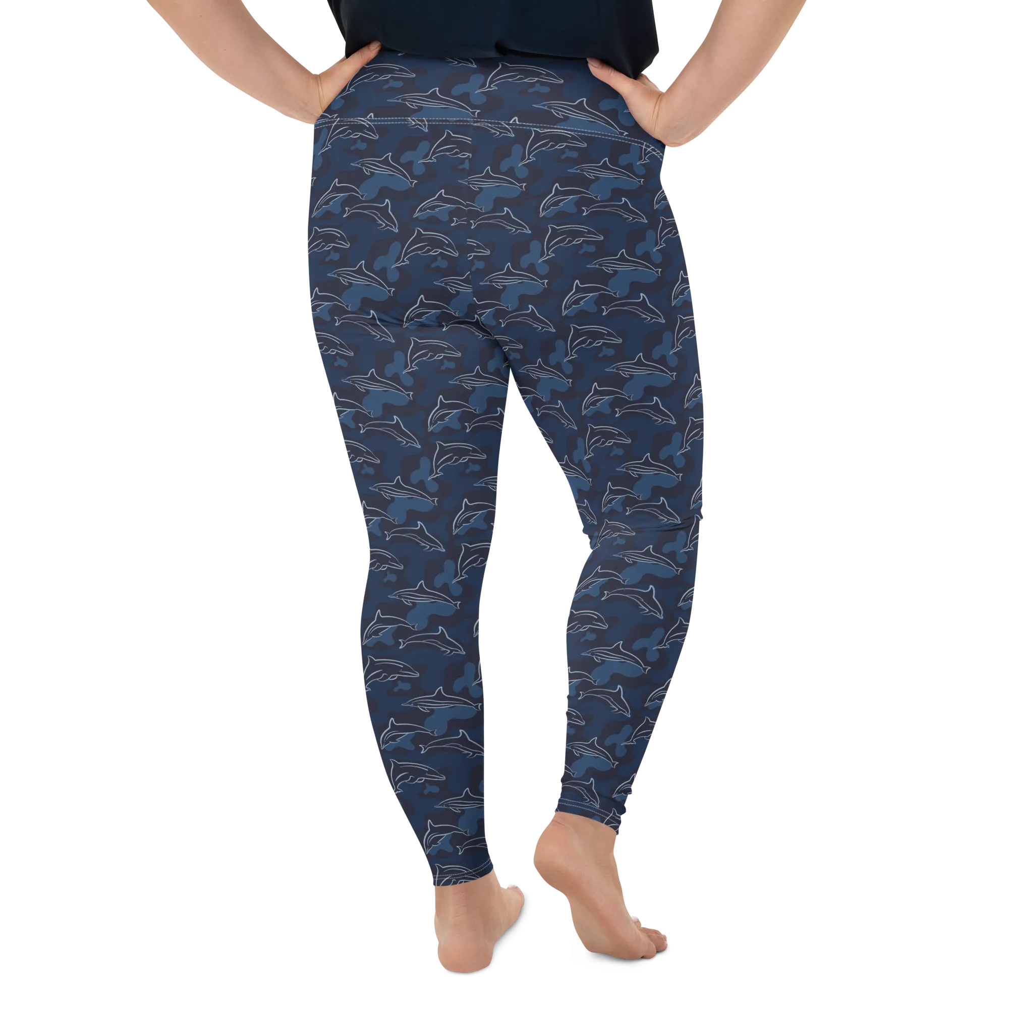 Dancing Dolphins Leggings Plus Size