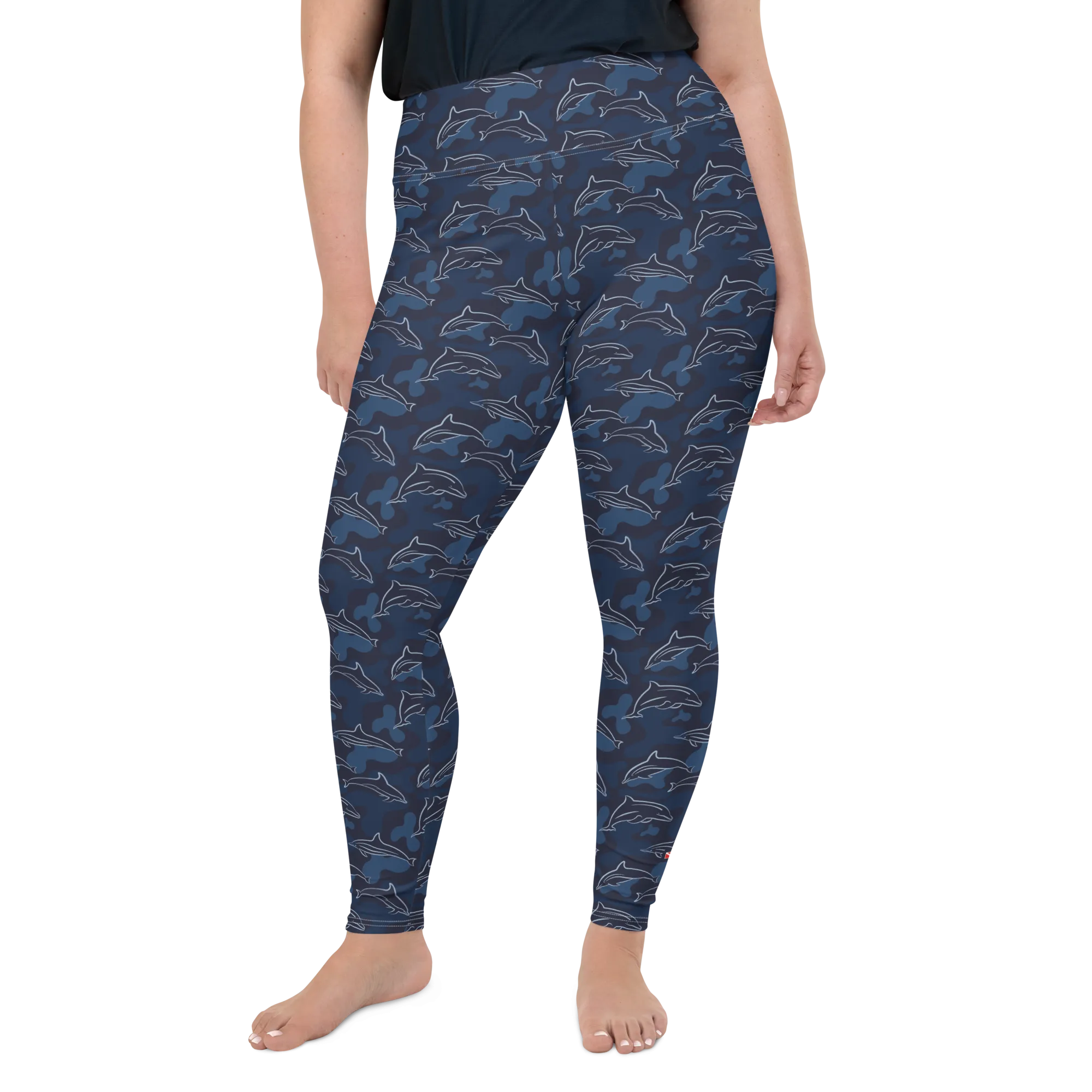 Dancing Dolphins Leggings Plus Size