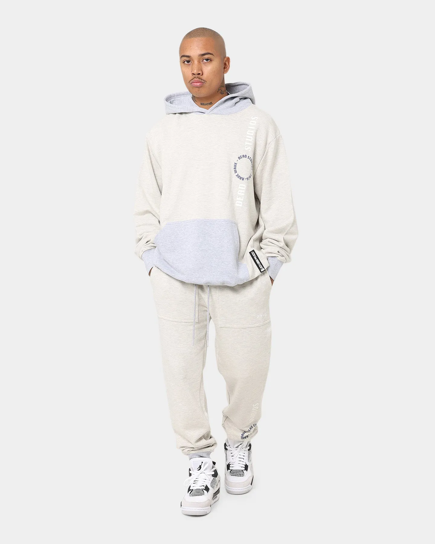 Dead Studios Two Tone Hoodie Oatmeal Marle