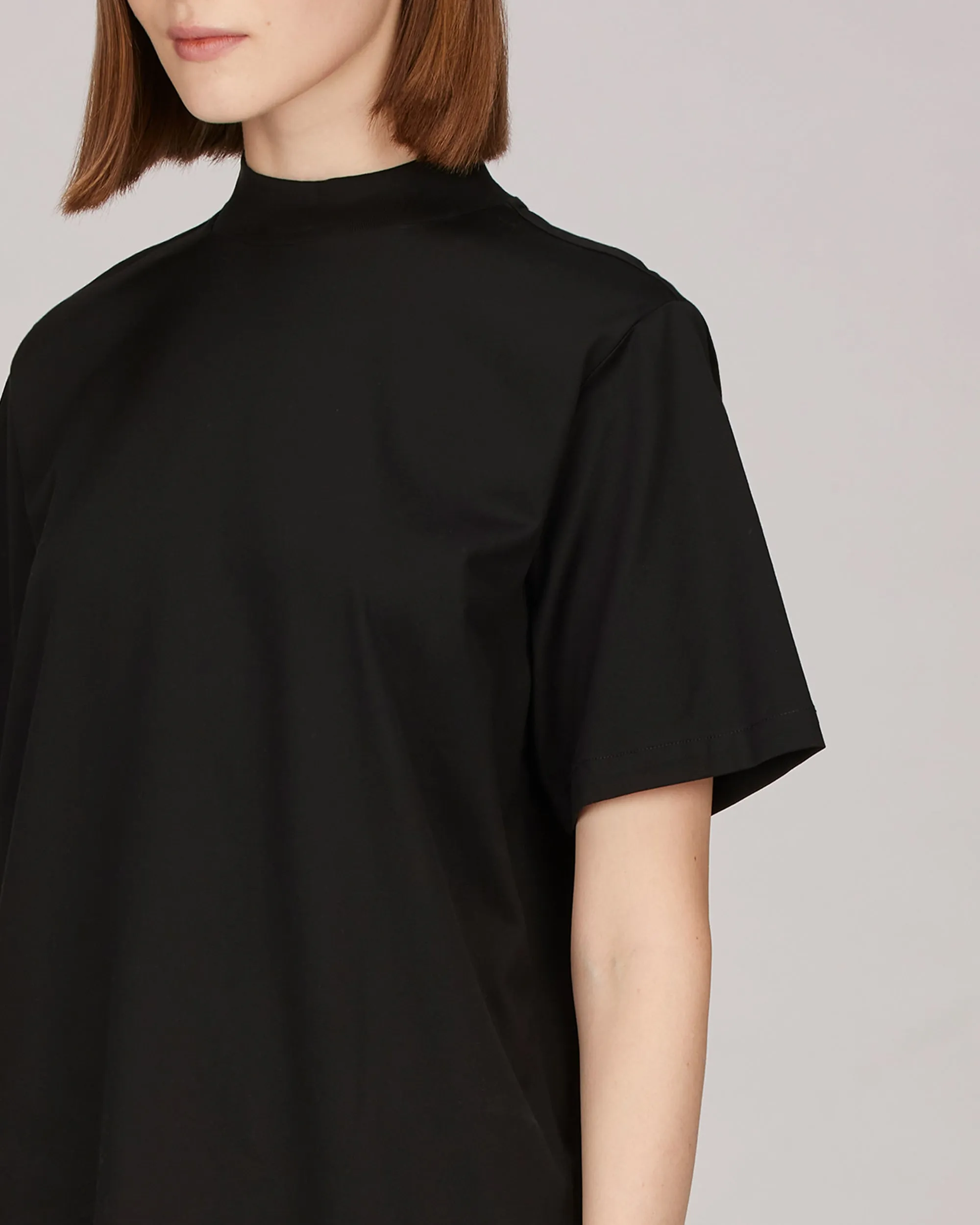 Devin Mock Neck Tunic T-Shirt