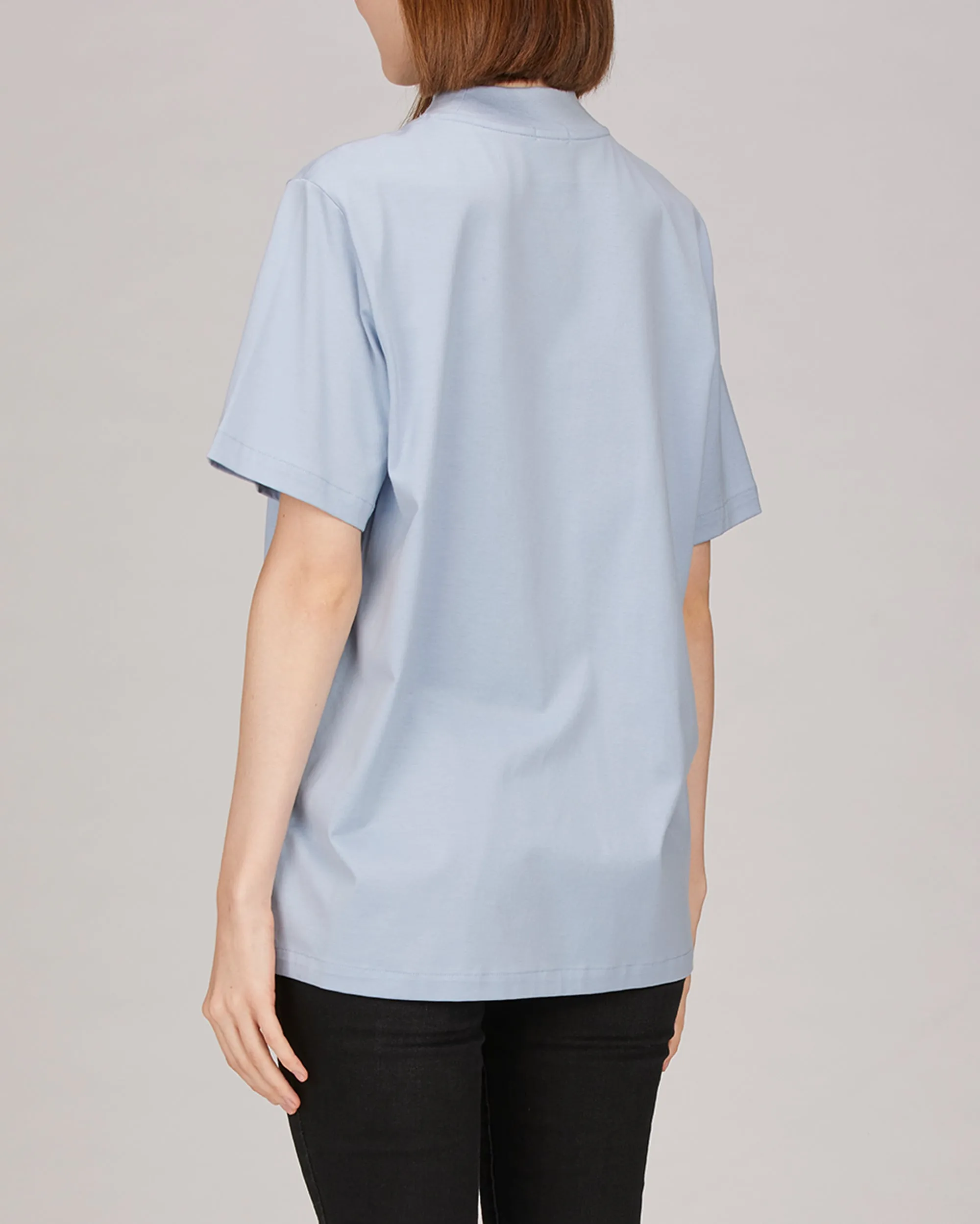 Devin Mock Neck Tunic T-Shirt