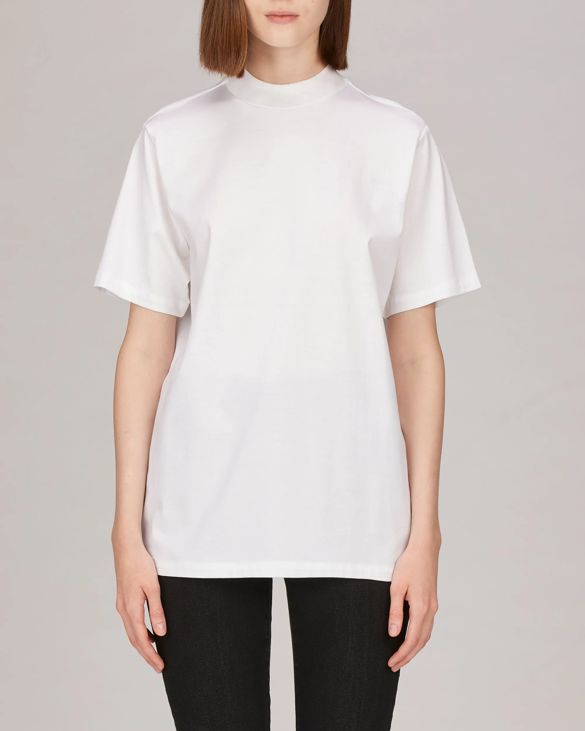 Devin Mock Neck Tunic T-Shirt