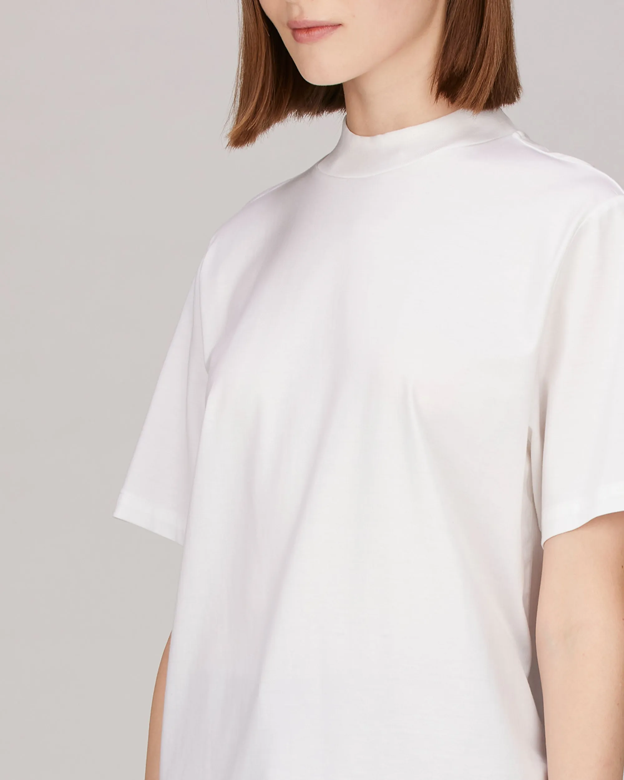 Devin Mock Neck Tunic T-Shirt