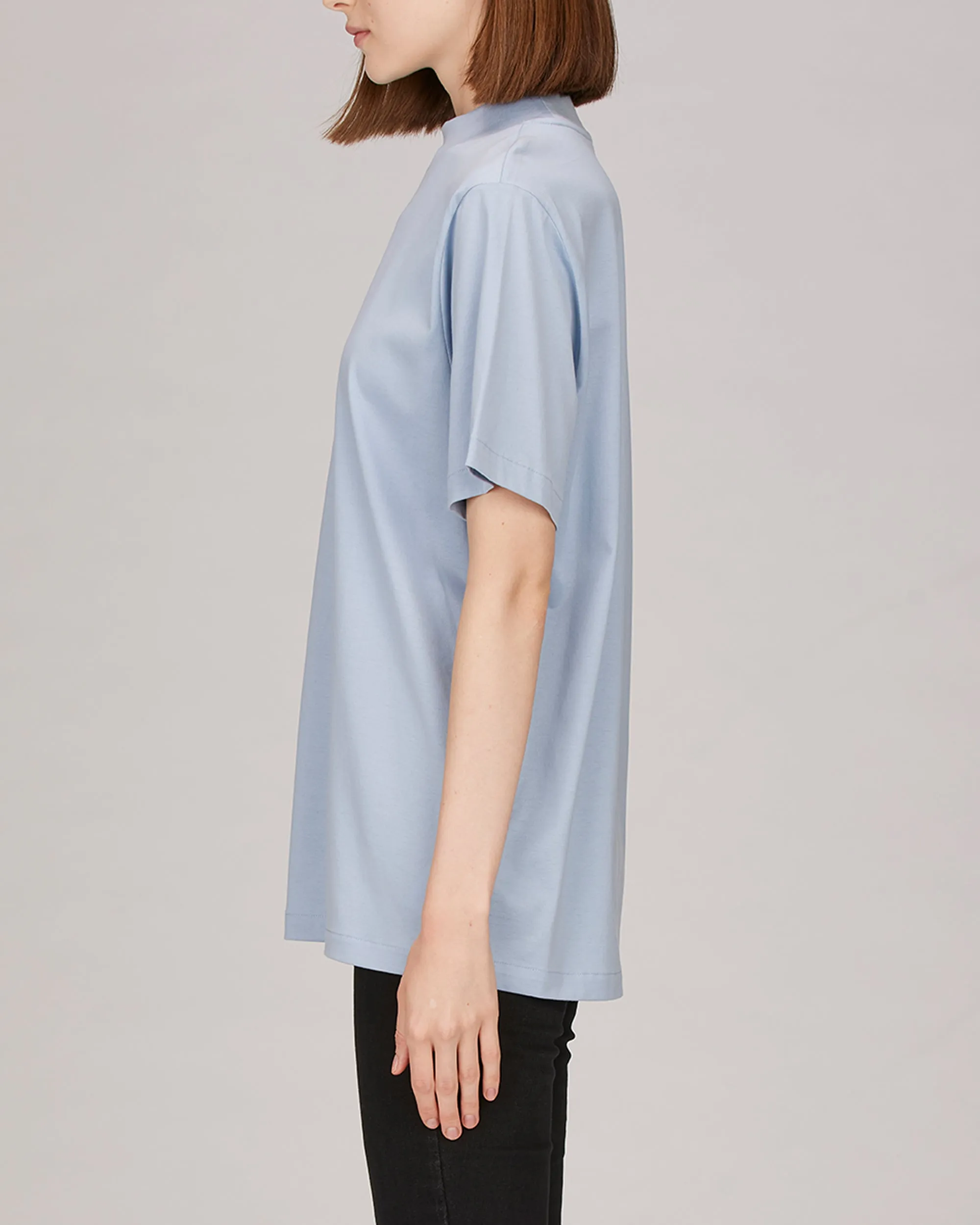 Devin Mock Neck Tunic T-Shirt